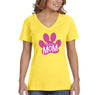 Free Shipping Women's Rescue Mom Cat Dog Animal Mother's Day V-Neck Short Sleeve T-Shirt Birthday Gift Aunt Nana Mother Grandma Tee