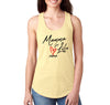 Free Shipping Women's Mamma Mama For Life XoXo Heart Mother's Day Racer-back Tank-Top Birthday Gift Spring Aunt Nana Mother Grandma Tee