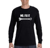 Free Shipping Men's Mr. Fix It Wrench Car Dad Father's Day Long Sleeve T-Shirt Funny Birthday Gift Husband Grandpa Grandfather Tee