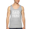 Free Shipping Men's Husband Dad Protector Hero Father's Day Tank-Top Funny Birthday Gift  Grandpa Grandfather Tee