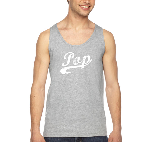 Free Shipping Men's Pop Dad Father's Day Tank-Top Funny Birthday Gift Husband Grandpa Grandfather Tee