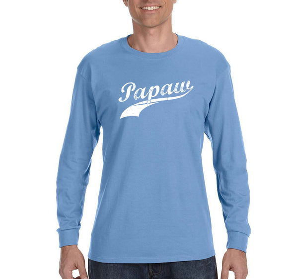 Free Shipping Men's Pop Papaw Dad Father's Day Long Sleeve T-Shirt Funny Birthday Gift Husband Grandpa Grandfather Tee