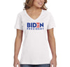 JOE BIDEN Election 2020 VOTE Biden President Rally Democrat Political Women V-Neck