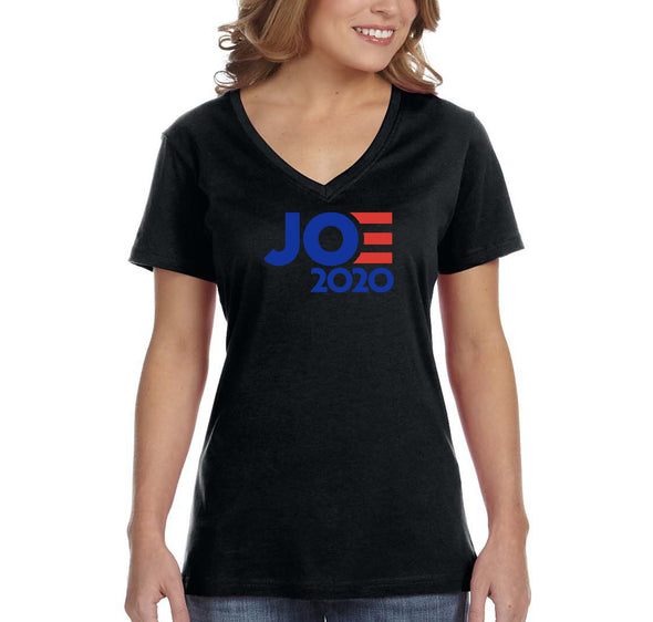 JOE BIDEN Election JOE 2020 VOTE President Rally Democrat Political Women V-Neck