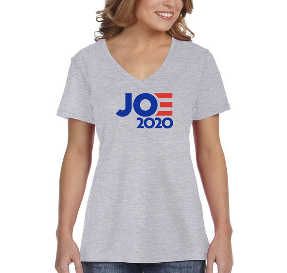 JOE BIDEN Election JOE 2020 VOTE President Rally Democrat Political Women V-Neck