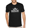 XtraFly Apparel Men's Tee Social Distance King Of Quarantine Social Distancing Crewneck T-shirt
