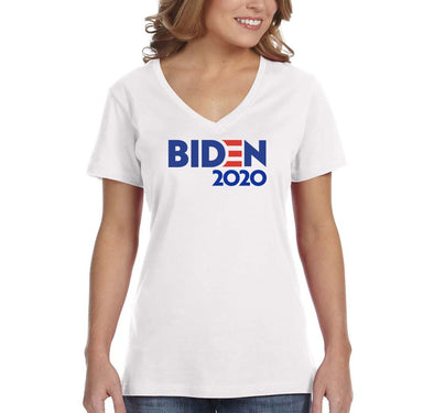 JOE BIDEN Election Biden 2020 VOTE President Rally Democrat Political Women V-Neck T-shirt