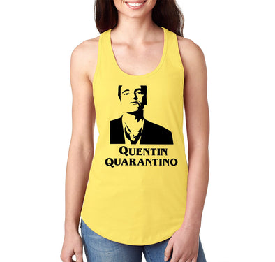 XtraFly Apparel Women's Quentin Quarantino Tarantino Quarantine Social Distancing Expert Social Distance Racerback