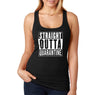 XtraFly Apparel Women's Straight Outta Quarantine Social Distancing Expert Social Distance Racerback