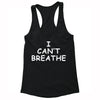 XtraFly Apparel Women's I Can't Breathe Black Lives Matter BLM America Racer-Back Tank-Top