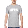 XtraFly Apparel Men&#39;s Tee I Am in the Herd Vaccinated Vaxx Science Crewneck T-shirt