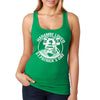 XtraFly Apparel Women&#39;s Harambe Loved St. Patrick&#39;s Day Irish Saint Paddy Drunk Beer Lucky Clover Shamrock Racerback