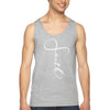 XtraFly Apparel Men&#39;s Faith Religious Jesus Christ God Christian Catholic Protestant Church Cross Crucifix Bible Tanktop