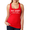 XtraFly Apparel Women&#39;s Vaccinated Vaxx Thanks Science Racerback