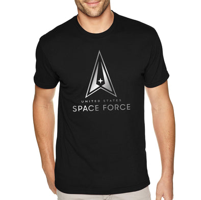 XtraFly Apparel Men&#39;s Tee US Space Force Guardian Astronaut Military Army Navy Galaxy Rocket Mars Moon Alien UFO Science Crewneck T-shirt