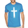 XtraFly Apparel Men&#39;s Tee Cross Crucifix Religious Jesus Christ God Church Christian Catholic Bible Faith Crewneck T-shirt