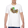 XtraFly Apparel Men&#39;s Tee Sloth Family Selfie Wild Lazy Animal Flower Butterfly Tropical Rainforest Forest Jungle Zoo Crewneck T-shirt