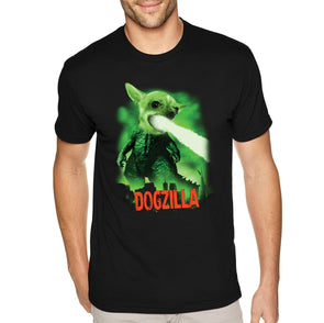 XtraFly Apparel Men&#39;s Tee Dogzilla Dog Animal Pet Puppy Chihuahua Monster Creature Japan Japanese Tokyo Anime Crewneck T-shirt