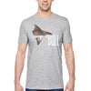 XtraFly Apparel Men&#39;s Tee Bull Shark Great White Hammer Head Mako Tiger Fish Fishing Ocean Sea Swimming Fisherman Beach Crewneck T-shirt