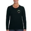 XtraFly Apparel Women&#39;s Gator Mouth Crest Alligator Reptile Freshwater Crocodile Bite Swamp River Wild Animal Cayman Long Sleeve T-Shirt