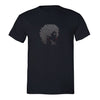 XtraFly Apparel Men&#39;s Tee Afro Lady Red Lips Sequin Rhinestone Fashionista Sexy African Rasta Rastafari Cornrows Jamaican Crewneck T-shirt