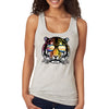 XtraFly Apparel Women&#39;s Summer Tiger Vacation Tropical Beach Wild Animal Jungle Wildlife Zoo Safari Africa African Lion Racerback