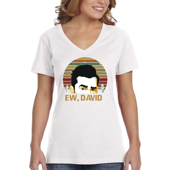 XtraFly Apparel Women s Ew David Rose Creek Dan Levy V neck Short Slee
