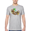 XtraFly Apparel Men&#39;s Tee Sloth Family Selfie Wild Lazy Animal Flower Butterfly Tropical Rainforest Forest Jungle Zoo Crewneck T-shirt
