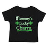 XtraFly Apparel Youth Toddler Mommy&#39;s Lucky Charm St. Patrick&#39;s Day Kids Birthday Gift Baby Soft Fun Daughter Son Boy Girl Crewneck T-Shirt