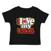 XtraFly Apparel Youth Toddler I Love My Uncle Niece Nephew Kids Birthday Gift Baby Soft Fun Daughter Son Children Clothing Crewneck T-Shirt
