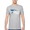 XtraFly Apparel Men&#39;s Tee Mako Shark Great White Hammer Head Bull Tiger Fish Fishing Ocean Swimming Diving Fisherman Beach Crewneck T-shirt