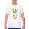 XtraFly Apparel Men&#39;s Tee Patterned Pineapple Beach Vacation Summer Tropical Fruit Hawaiian Mango Coconut Pina Colada Surf Crewneck T-shirt