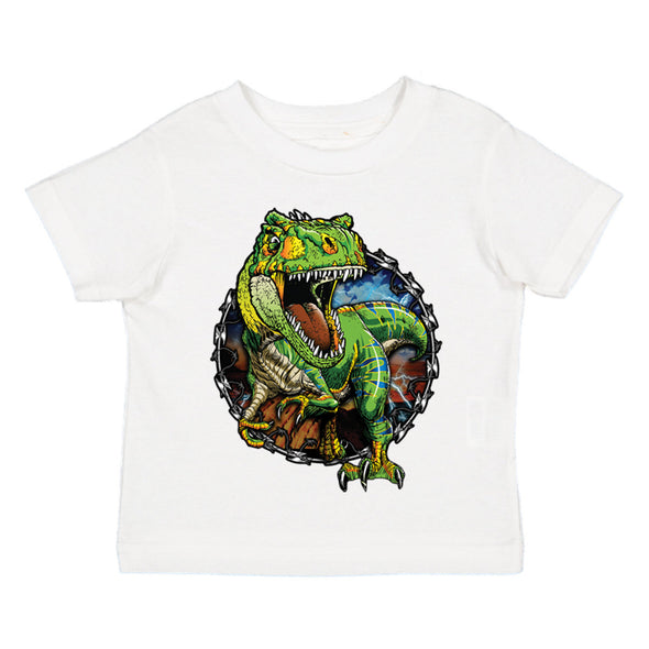 XtraFly Apparel Youth Toddler Dinosaurs Extreme T-Rex Kids Birthday Gift Baby Soft Fun Daughter Son Boy Girl Child Clothes Crewneck T-Shirt