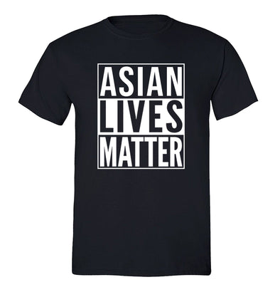 XtraFly Apparel Men&#39;s Asian Lives Matter Protest Activist AAPI American Pacific Islander Political Anti Racist Racism Crewneck T-shirt