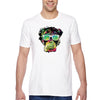 XtraFly Apparel Men&#39;s Tee Neon Monkey Glasses Ape Chimp Chimpanzee Gorilla Primate Tie Dye Wild Animal Jungle Zoo African Crewneck T-shirt