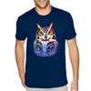 XtraFly Apparel Men&#39;s Tee Great Horned Owl Wild Animal Lover Zoo Wildlife Barn Snowy Night Bird Hawk Eagle Forest Nocturnal Crewneck T-shirt