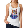 XtraFly Apparel Women&#39;s Great Horned Owl Wild Animal Lover Zoo Wildlife Barn Snowy Night Bird Hawk Eagle Forest Nocturnal Racerback