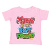 XtraFly Apparel Youth Toddler Mommy Is Best Friend Mom Mama Mother Kids Birthday Gift Baby Soft Fun Daughter Son Boy Girl Crewneck T-Shirt