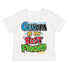XtraFly Apparel Youth Toddler Grandpa Is My Best Friend Grandfather Kids Birthday Gift Baby Soft Fun Daughter Son Boy Girl Crewneck T-Shirt