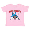 XtraFly Apparel Youth Toddler Let&#39;s Do Lunch Shark Kids Birthday Gift Baby Soft Fun Daughter Son Boy Girl Children Clothing Crewneck T-Shirt
