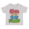 XtraFly Apparel Youth Toddler Nana Is My Best Friend Grandma Grandmother Kids Birthday Baby Soft Fun Daughter Son Boy Girl Crewneck T-Shirt