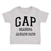 XtraFly Apparel Youth Toddler GAP Grandpa Always Pays Grandfather Kids Birthday Gift Baby Soft Fun Daughter Son Boy Girl Crewneck T-Shirt