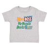 XtraFly Apparel Youth Toddler I&#39;m The Boss Kids Birthday Gift Baby Soft Fun Daughter Son Party Boy Girl Children Clothes Crewneck T-Shirt