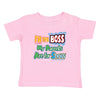 XtraFly Apparel Youth Toddler I&#39;m The Boss Kids Birthday Gift Baby Soft Fun Daughter Son Party Boy Girl Children Clothes Crewneck T-Shirt