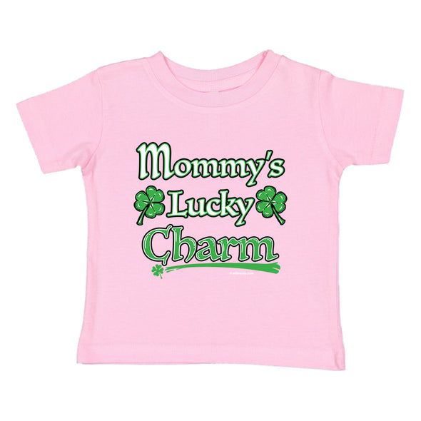 XtraFly Apparel Youth Toddler Mommy&#39;s Lucky Charm St. Patrick&#39;s Day Kids Birthday Gift Baby Soft Fun Daughter Son Boy Girl Crewneck T-Shirt