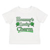 XtraFly Apparel Youth Toddler Mommy&#39;s Lucky Charm St. Patrick&#39;s Day Kids Birthday Gift Baby Soft Fun Daughter Son Boy Girl Crewneck T-Shirt