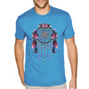 XtraFly Apparel Men&#39;s Tee Dreamcatcher Flowers Native American Tribal Spirit Ojibwe Chippewa Cherokee Indian Spiritual Crewneck T-shirt