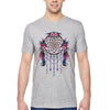 XtraFly Apparel Men&#39;s Tee Dreamcatcher Flowers Native American Tribal Spirit Ojibwe Chippewa Cherokee Indian Spiritual Crewneck T-shirt