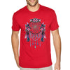 XtraFly Apparel Men&#39;s Tee Dreamcatcher Flowers Native American Tribal Spirit Ojibwe Chippewa Cherokee Indian Spiritual Crewneck T-shirt