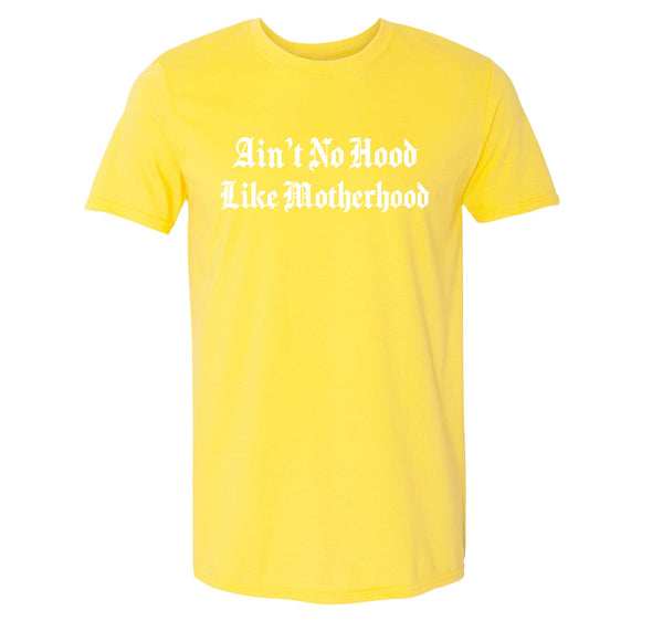 XtraFly Apparel Men&#39;s Tee Ain&#39;t No Hood Like Motherhood Mother&#39;s Day Madre Proud Momma Mommy Grandma Grandmother Nana Mama Crewneck T-shirt